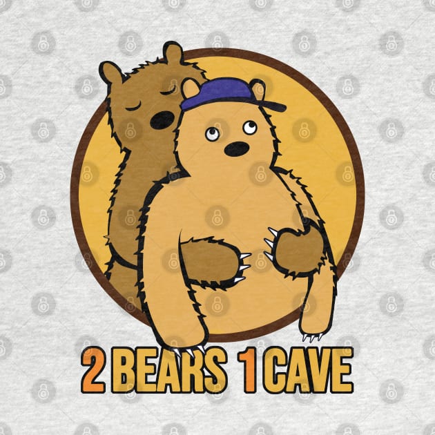 2 bears hugging by Brash Ideas